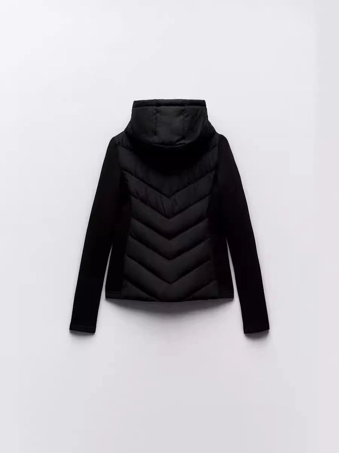 Women's Vacation Simple Style Solid Color Zipper Coat cotton clothes