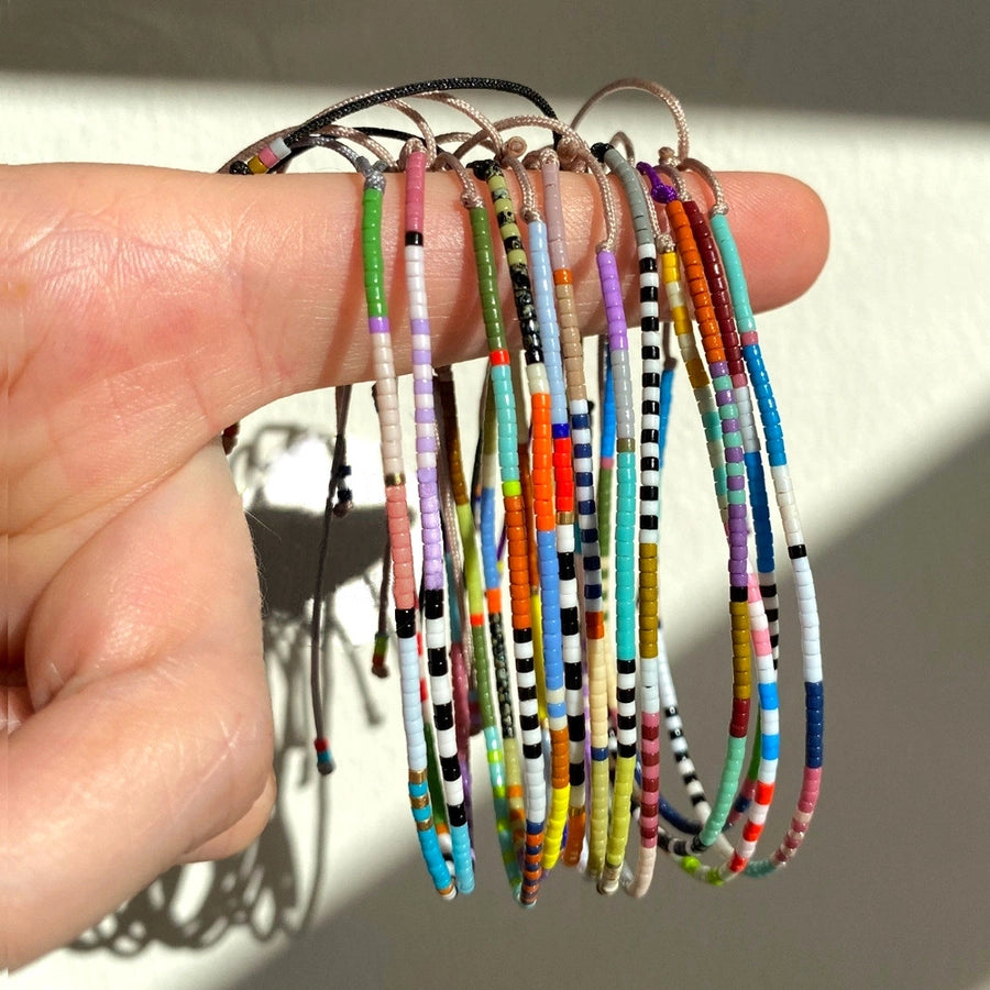 Casual Constellation Seed Bead rope Woven Chain Beaded Bracelets