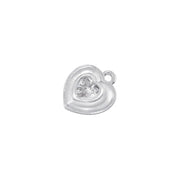 Vd1677 White Gold Color White Diamond Love