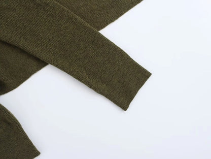 Women's Knitwear Long Sleeve Sweaters & Cardigans Casual Solid Color
