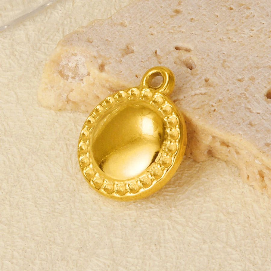 1 Piece 13*16mm 304 Stainless Steel 18K Gold Plated Geometric Pendant Jewelry Accessories