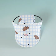 Blue Plaid Sun Hat