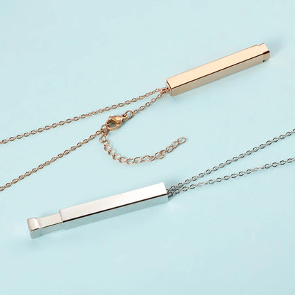 Jewelry Streetwear U Shape 304 Stainless Steel 18K Gold Plated Pendant Necklace