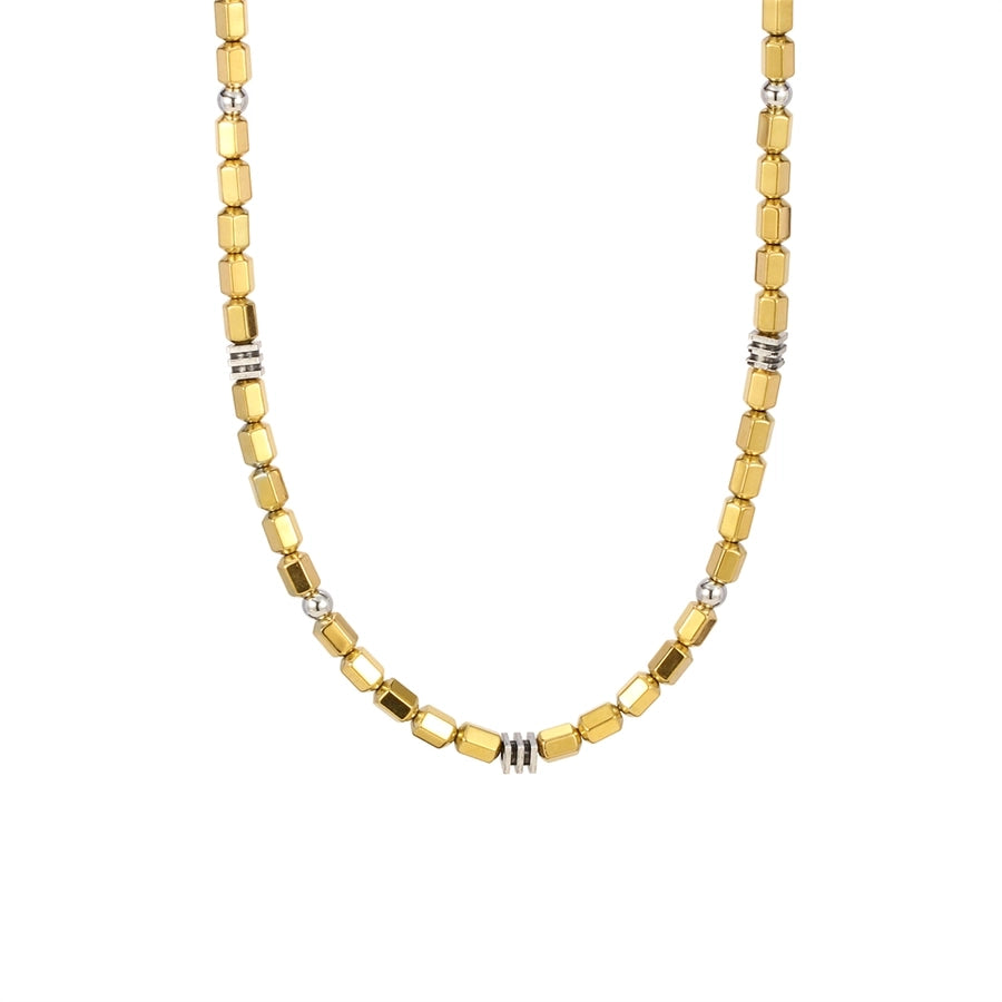 Jewelry Punk Geometric Copper Necklace