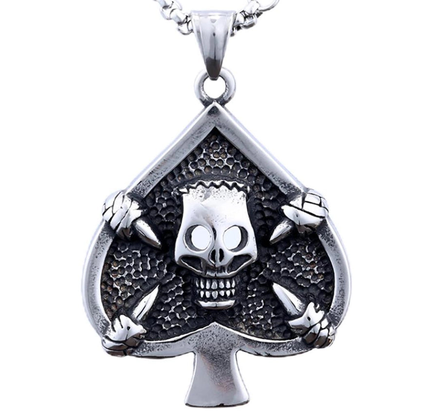 Hip-Hop Retro Skull 304 Stainless Steel Unisex