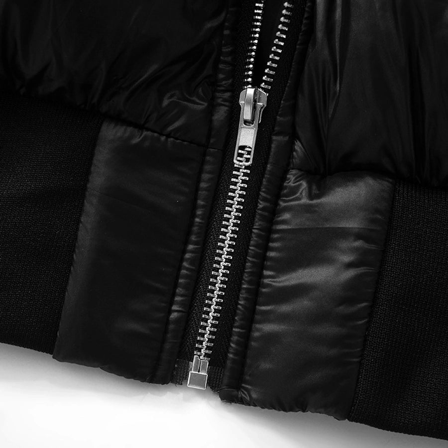 Women's Streetwear Solid Color Zipper Coat