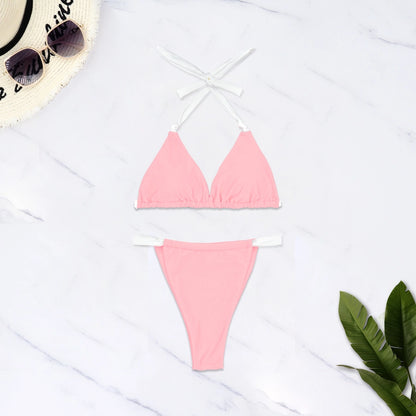 Women's Multicolor 2 Pieces Set Bikinis Swimwear