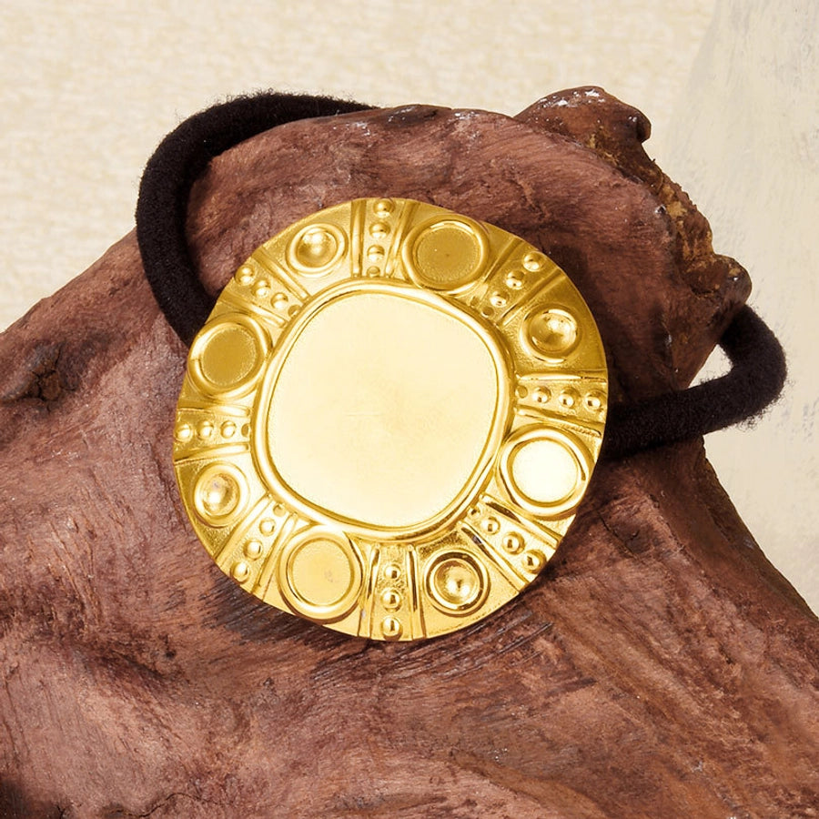 Women's Simple Style Geometric 304 Stainless Steel Plating Hair Tie