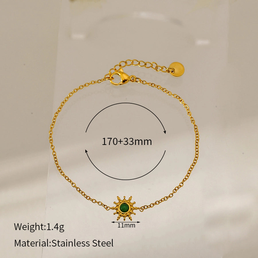 Elegant Luxurious Simple Style Geometric 304 Stainless Steel cable chain Bracelets In Bulk Stainless Steel Bracelets