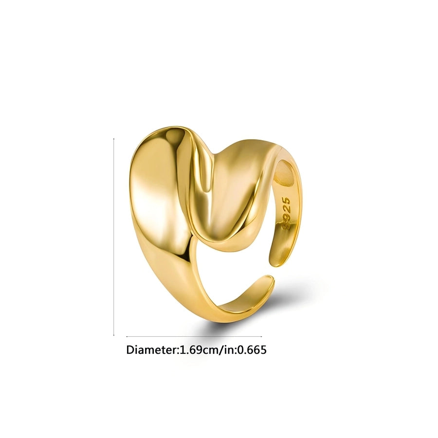 925 Sterling Silver Geometric Rings