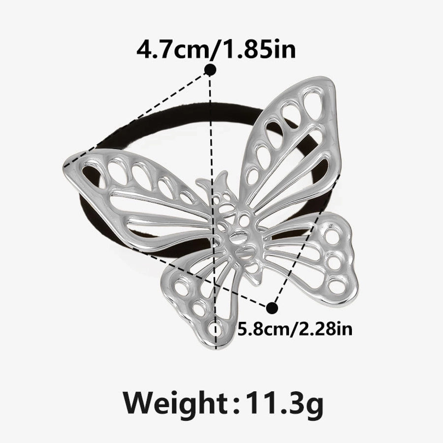 Women's Simple Style Butterfly 304 Stainless Steel Plating Hair Tie