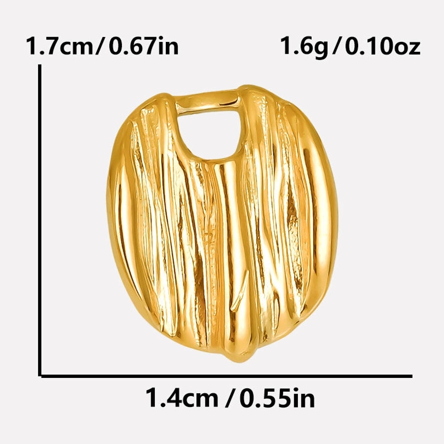1 Piece 17*14mm 304 Stainless Steel 18K Gold Plated Geometric Pendant Jewelry Accessories