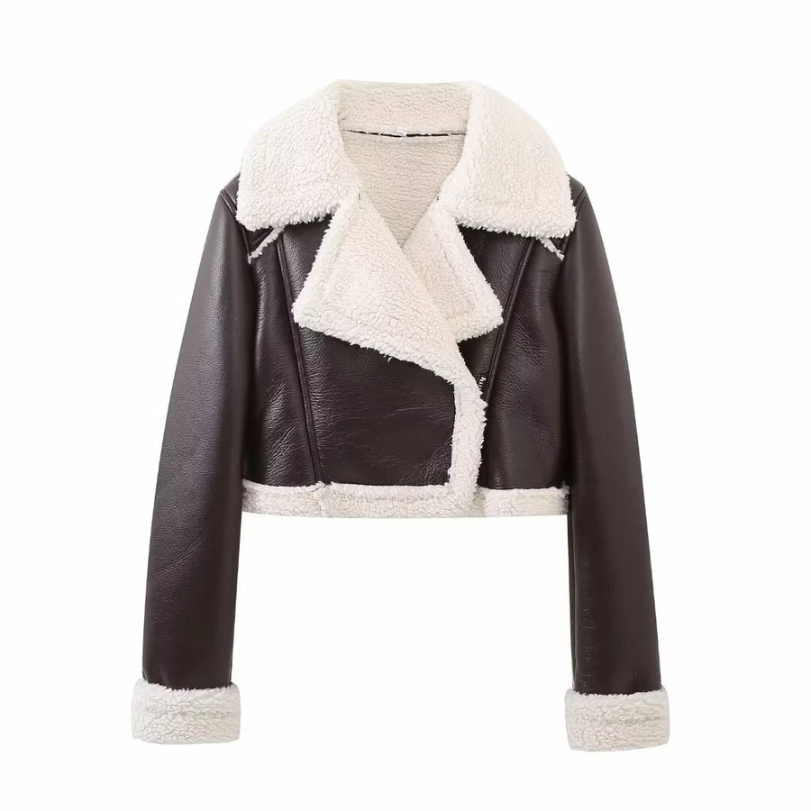 Women's Streetwear Solid Color Zipper Coat Casual Jacket