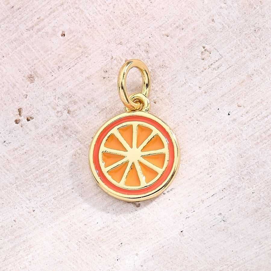 1 Pc/Package 11x9mm 12x11mm 9x8mm Hole 3~3.9mm Copper 18K Gold Plated Cherry Strawberry Pineapple Polished Pendant Jewelry Accessories