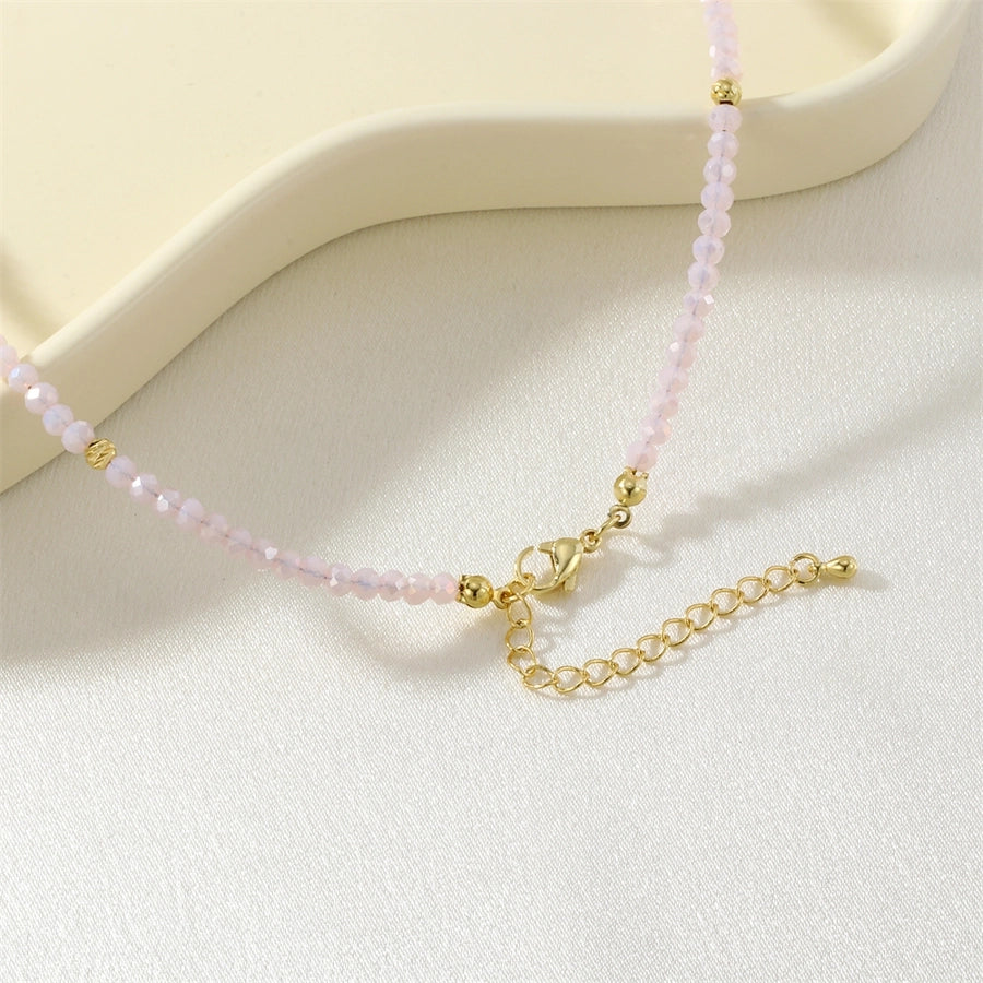 IG Style Sun Glass Copper Beaded Chain Beaded Necklaces