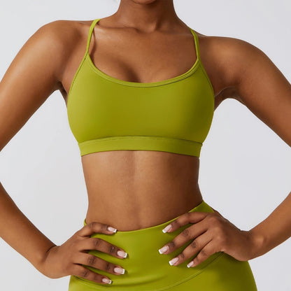 Simple Style Solid Color Nylon U Neck Active Tops Vest