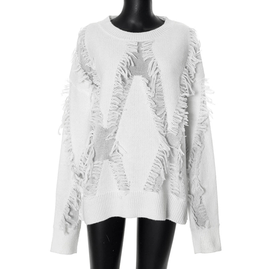 Women's Sweater Long Sleeve Sweaters & Cardigans Streetwear Solid Color