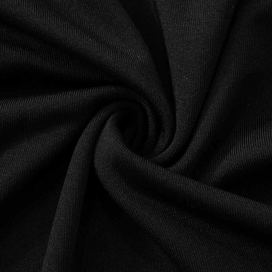 Women's Hip skirt Streetwear V Neck Long Sleeve Solid Color Knee-Length Daily