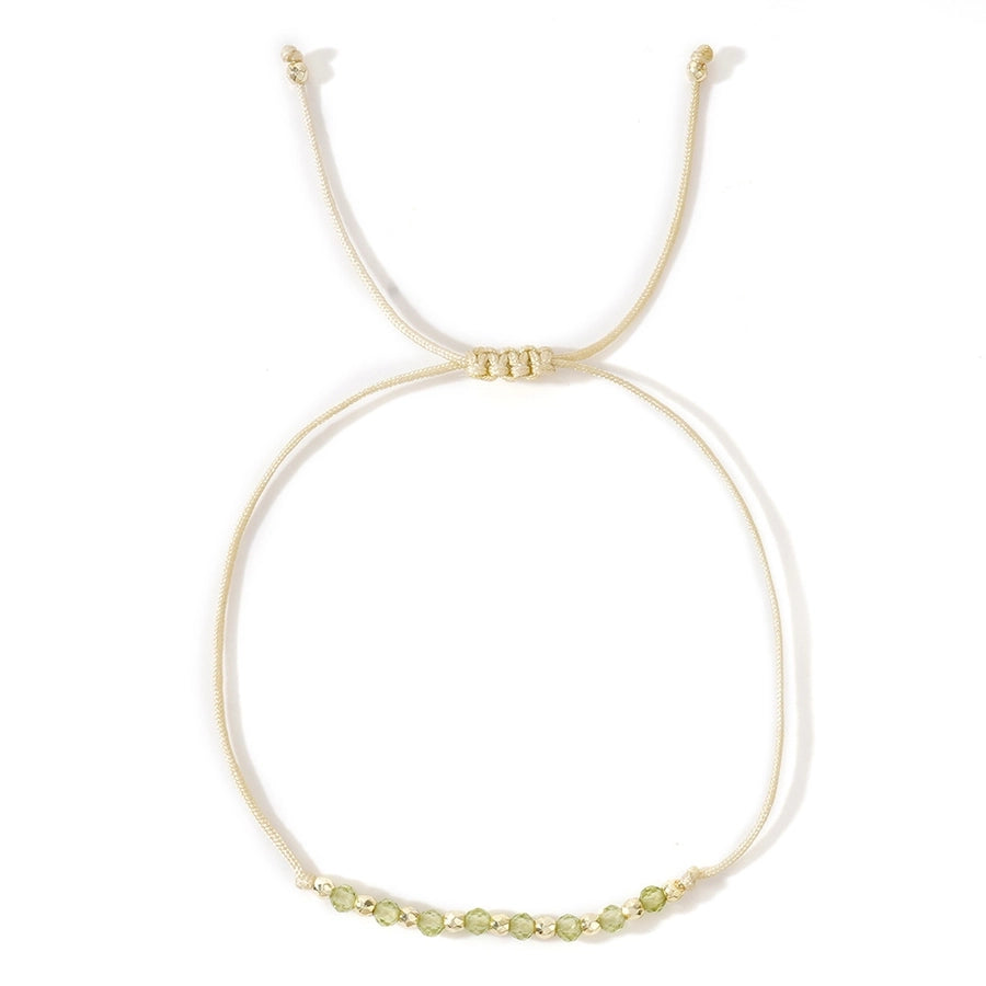 Bohemian Round natural stone rope Copper  String Bracelets