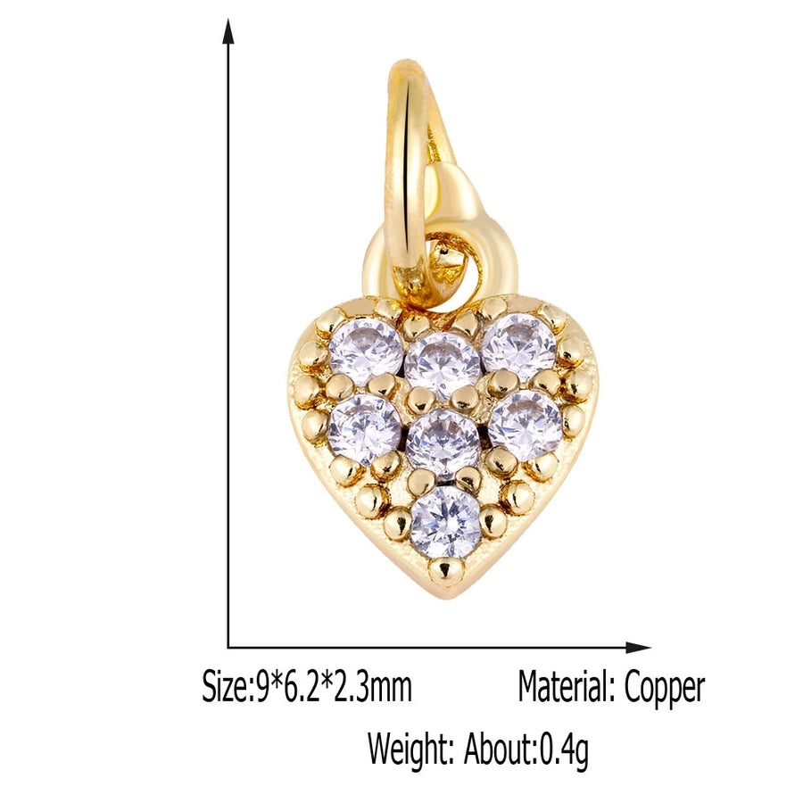 1 Piece 8.5*11.5mm Copper Geometric Pendant Jewelry Accessories