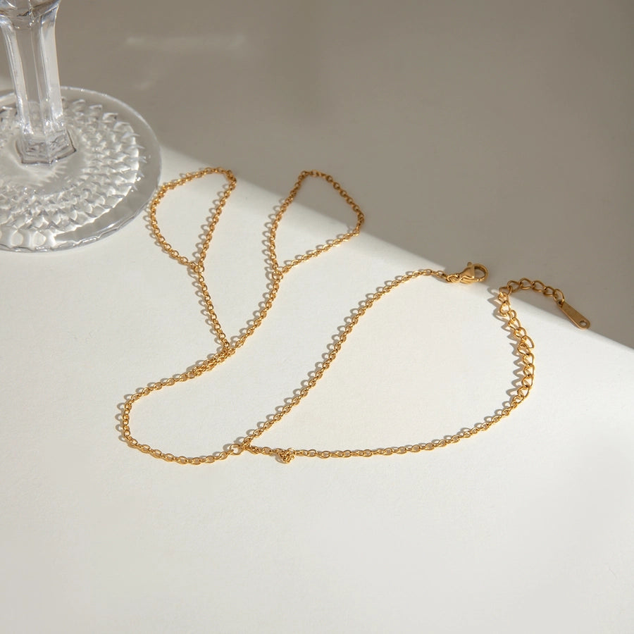 Simple Style Classic Style Geometric 304 Stainless Steel cable chain Bracelets In Bulk Stainless Steel Bracelets