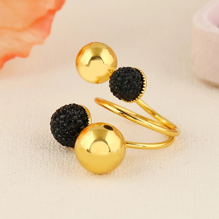 Elegant Geometric Alloy Women's Rings