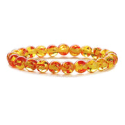 6mm Flower Amber
