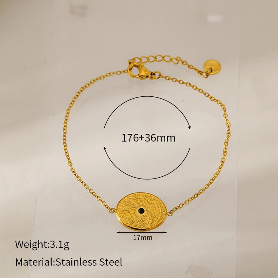 Vintage Style Simple Style Classic Style Geometric 304 Stainless Steel cable chain Bracelets In Bulk Stainless Steel Bracelets