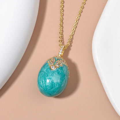 Jewelry IG Style Rejuvenating device Copper Rhinestones Inlay Pendant Necklace