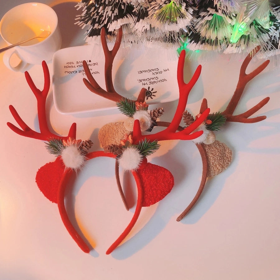 Women's Cute Antlers Synthetic Resin Hair Band