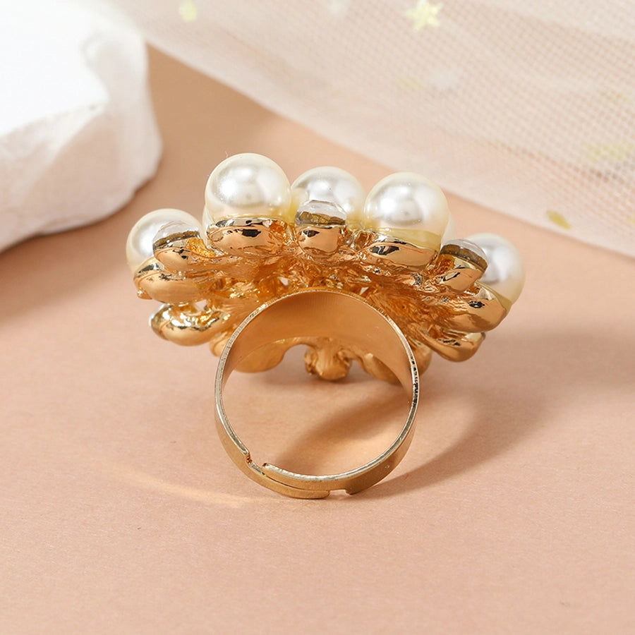 Elegant Geometric Alloy Women's Rings