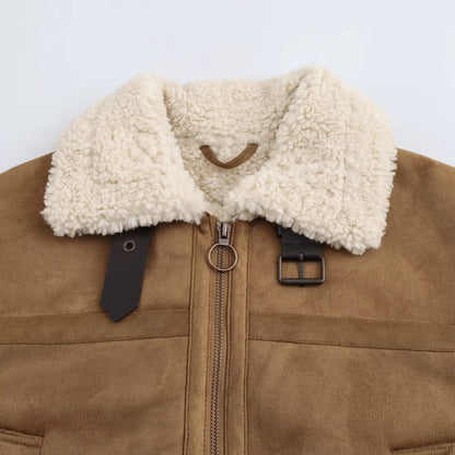 Women's Vacation Simple Style Solid Color Zipper Coat Casual Jacket