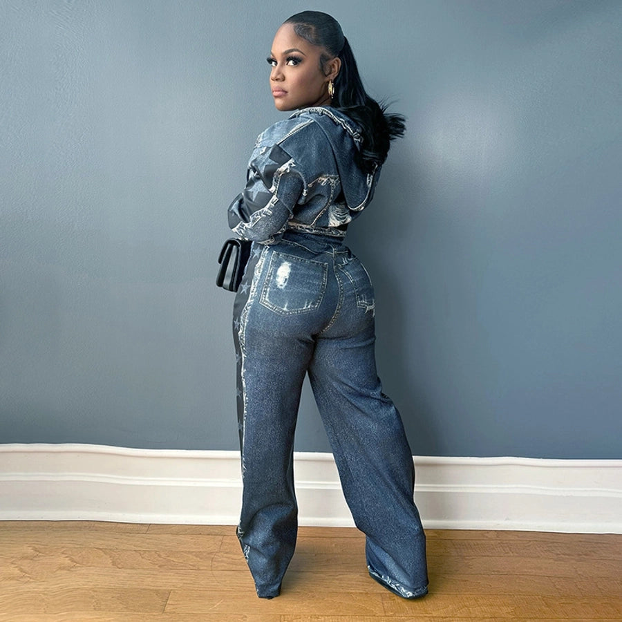 Daily Women's Streetwear Solid Color Spandex Polyester Twilled Satin Pants Sets Pants Sets
