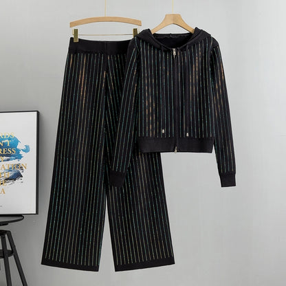 Holiday Women's Vacation Simple Style Solid Color Polyester Pants Sets Pants Sets