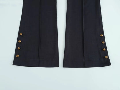 Holiday Daily Women's Vacation Simple Style Solid Color Spandex Polyester Pants Sets Pants Sets