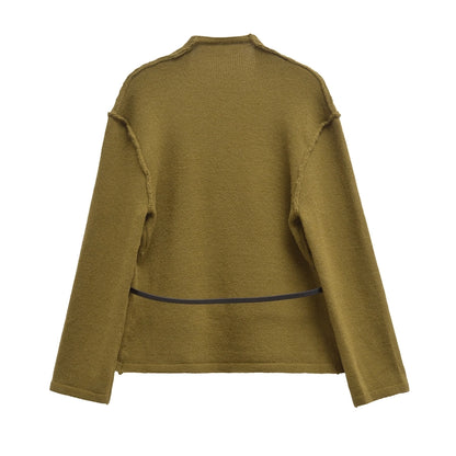Women's Sweater Long Sleeve Sweaters & Cardigans Vacation Simple Style Solid Color