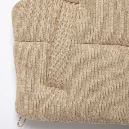 Women's Casual Solid Color Zipper Vest