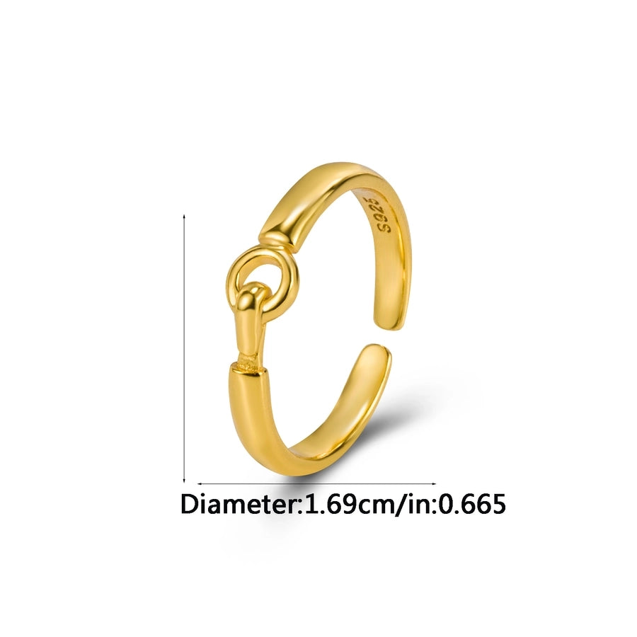 925 Sterling Silver Geometric Rings