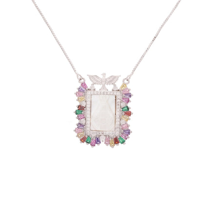 Jewelry Vintage Style Classic Style Geometric Copper Zircon Plating Pendant Necklace