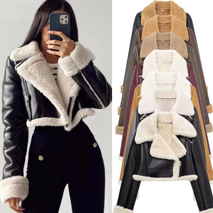 Women's Streetwear Solid Color Zipper Coat Casual Jacket