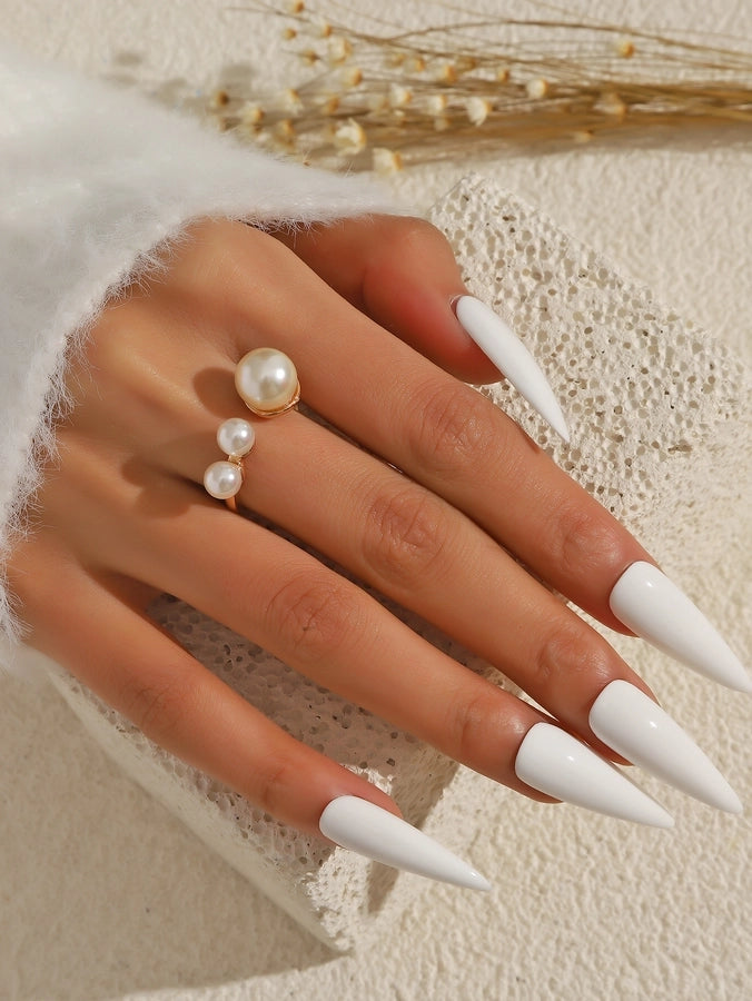 Elegant Simple Style Geometric Alloy Adults Rings