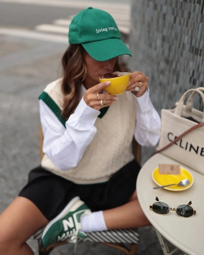 Women's Sweater Long Sleeve Sweaters & Cardigans Contrast Binding Vintage Style Contrast Collar