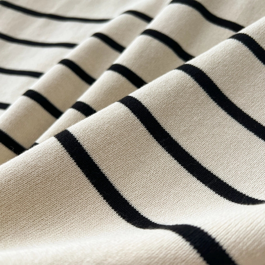 school outdoor daily women's simple style stripe simple spandex polyester knit elastic waist pants sets pants sets