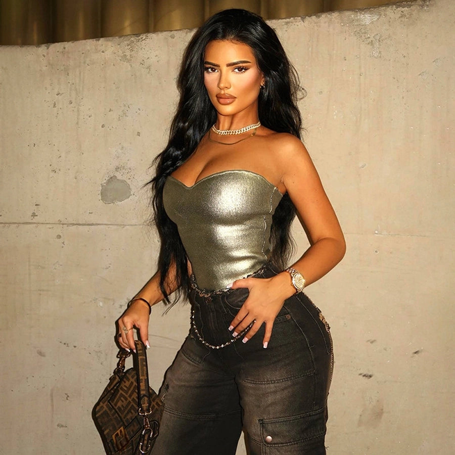 Women's Camisole Tank Tops Streetwear Solid Color