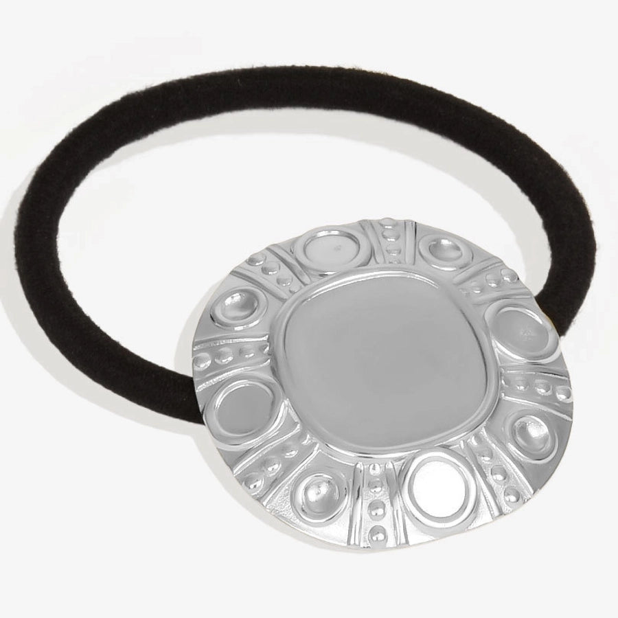 Women's Simple Style Geometric 304 Stainless Steel Plating Hair Tie