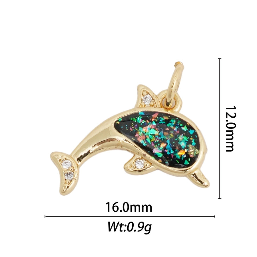 1 Piece Copper Tortoise Insect Pendant