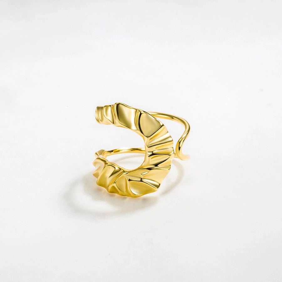 925 Sterling Silver Geometric Adjustable Ring Open Rings Rings