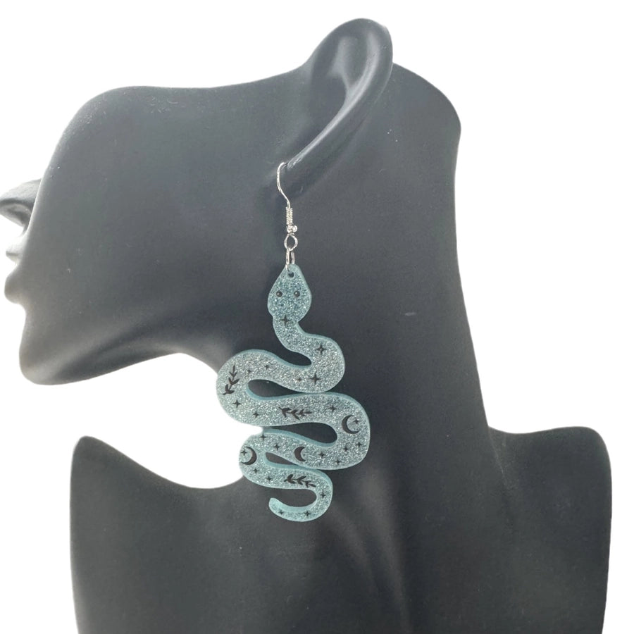 1 Pair Cute Exaggerated Snake Handmade Arylic Drop Earrings