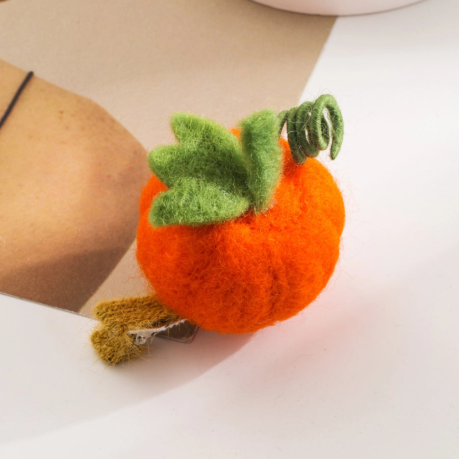 Children Unisex Cute Animal Star Cherry Cashmere Hair Clip