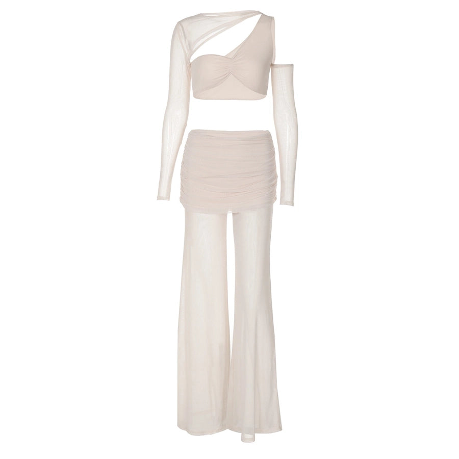 Holiday Travel Women's Streetwear Solid Color Spandex Polyester Pants Sets Pants Sets